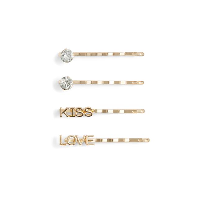 Airley Women's Clear On Gold Hair Accessories