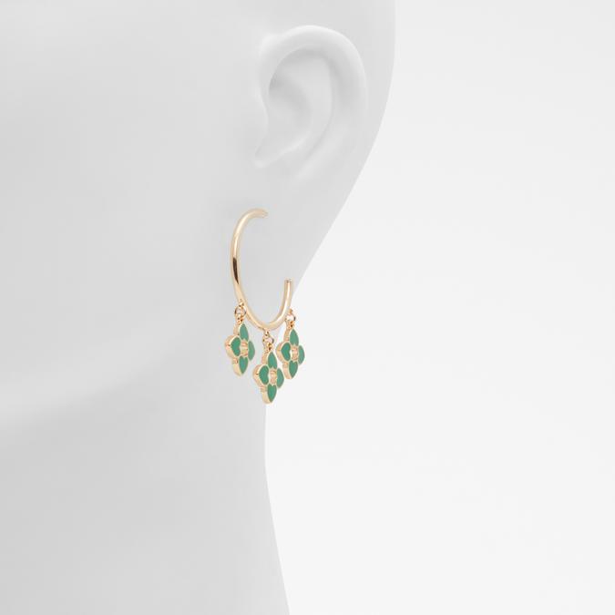 Zaligan Women Dark Green Earrings