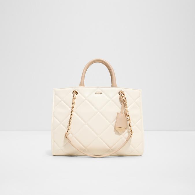 RAEYNA Open Beige Women Tote