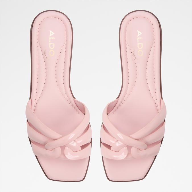 Augustia-In Women's Pink Flat Sandals