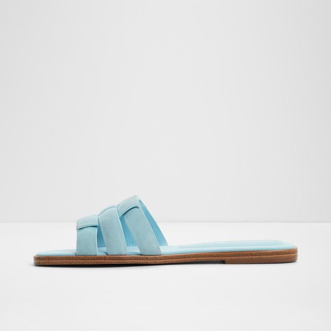 Gotosandala-In Women's Blue Flat Sandals image number 3