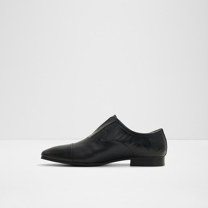 Valenti Men's Open Black Loafers image number 2