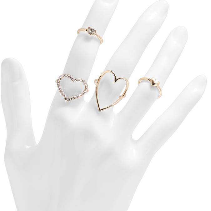 Gwaevia Women's Clear On Gold Ring