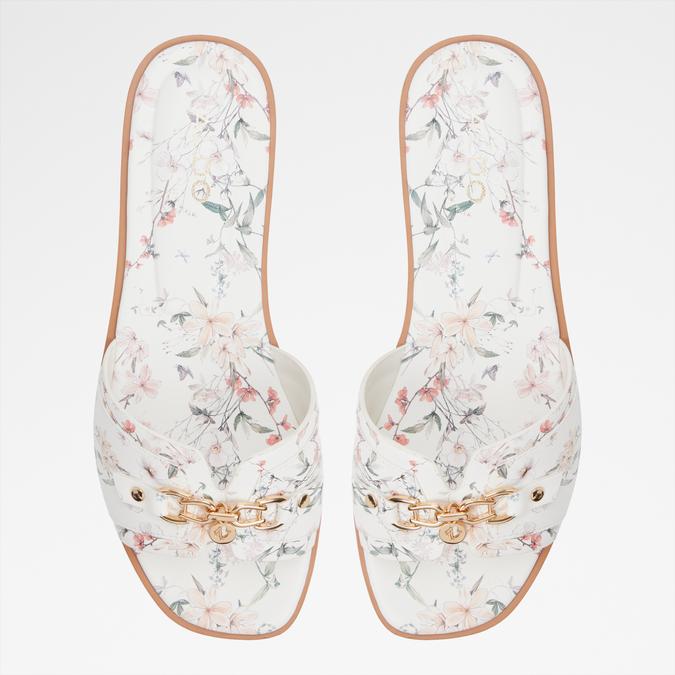 ALAMASSIA-IN WHITE MULTI Women Flat Sandals image number 5