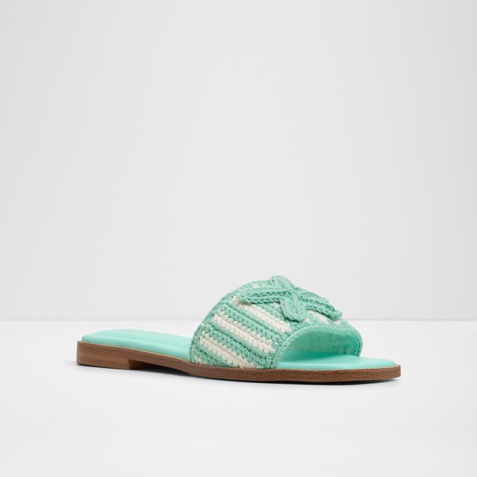 Sabbia-In Women's Green Flat Sandals image number 4