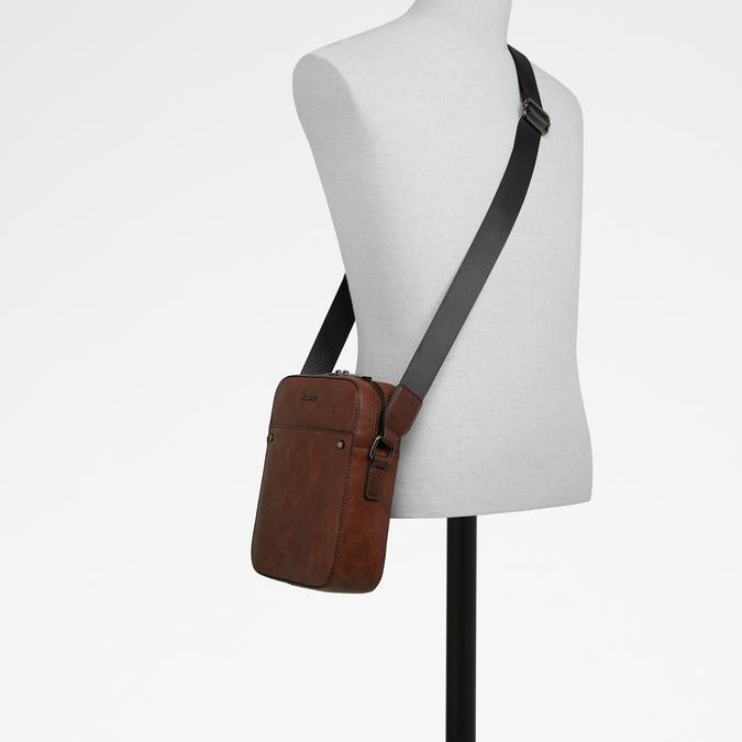 Poani Men's Dark Brown Messenger image number 3