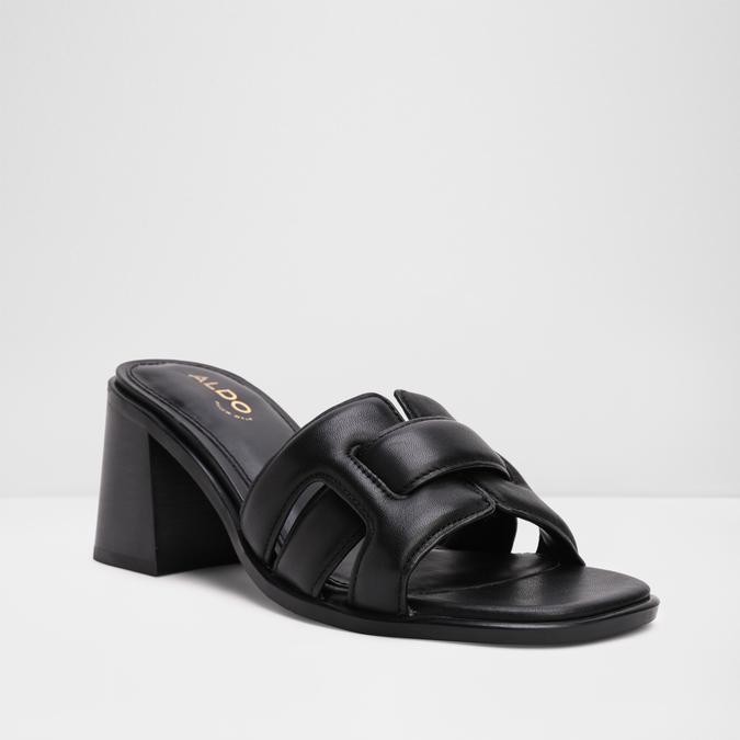Banaladar-In Women's Black Block Heel Sandals image number 4
