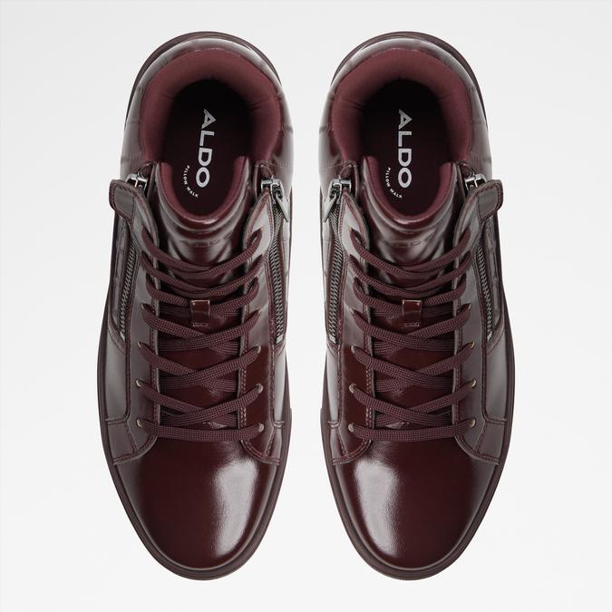 MIROA-IN Burgandy Men High Top Sneaker image number 5