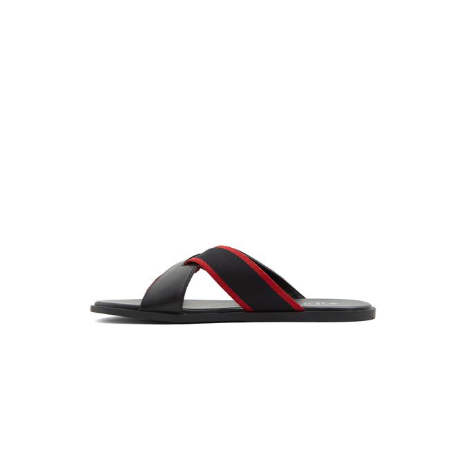 Sevoecien Men's Black Flat Sandals image number 2