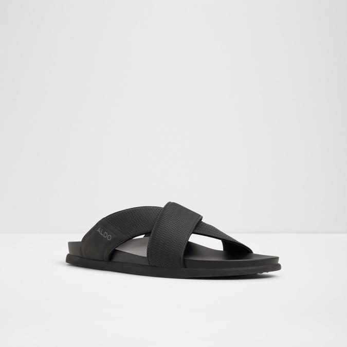 Kedona-In Men's Black Strap Sandals image number 4