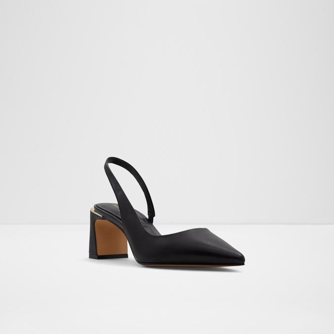 Crullina Women's Black Block Heel image number 4