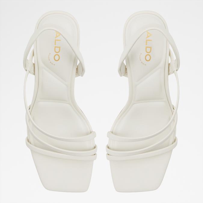 ATLANTICUSM-IN WHITE/BONE Women Block Heel Sandals image number 5