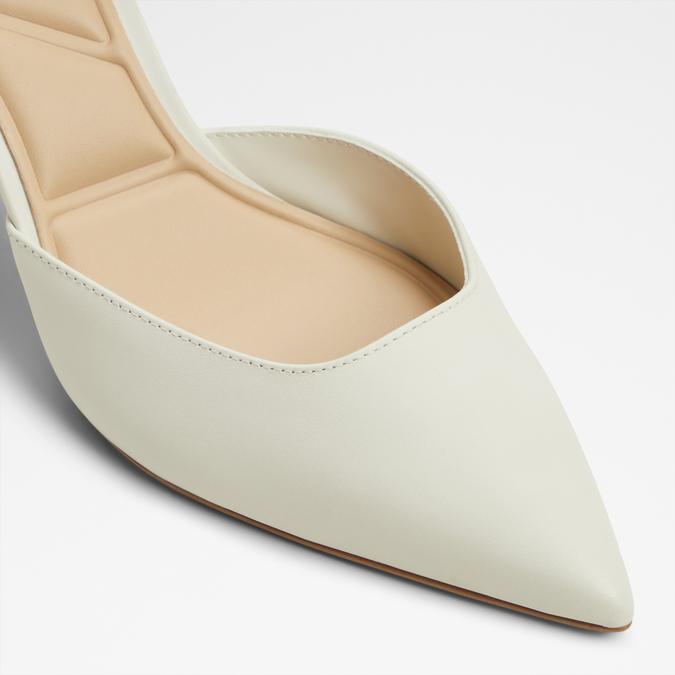 Olaeldan-In Women's White Block Heel Shoes image number 5