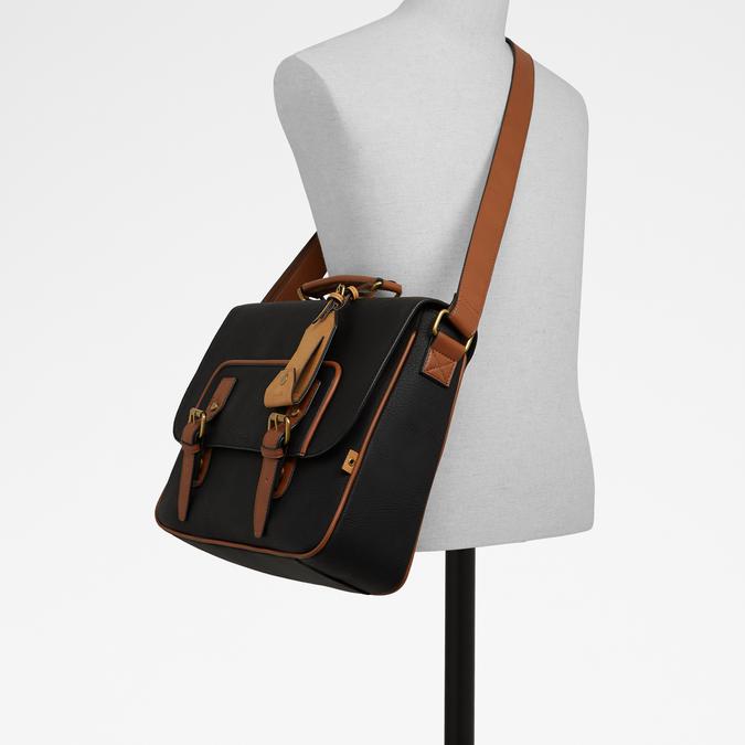 Gludia Men's Black Messenger image number 3