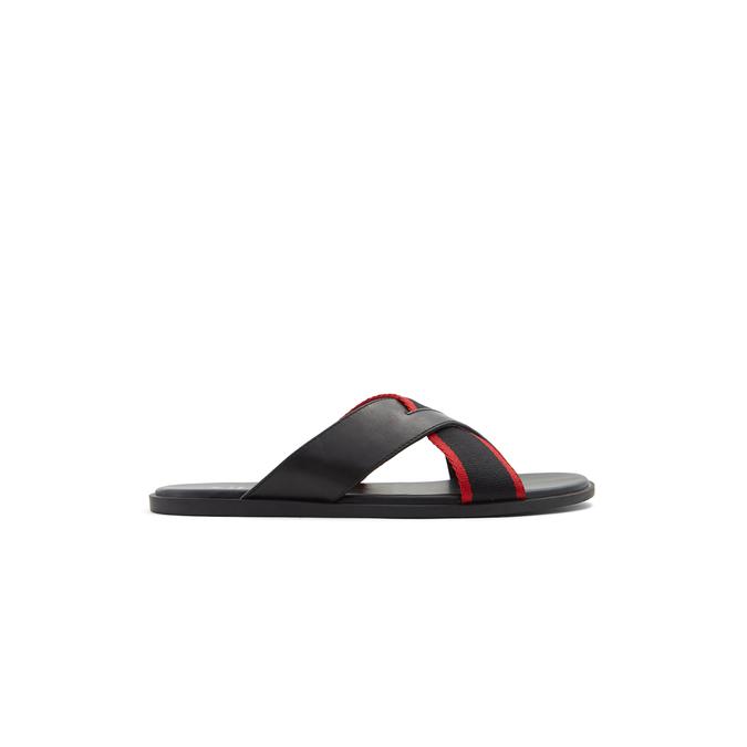 Sevoecien Men's Black Flat Sandals