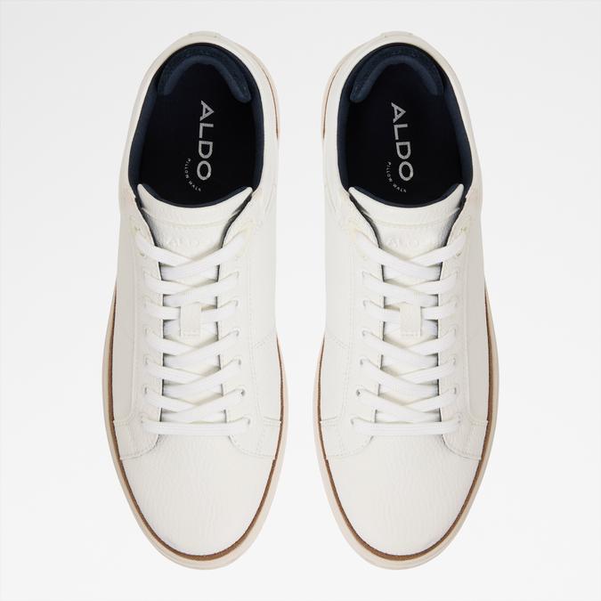 Finespec-In Men's White Low Top Sneakers