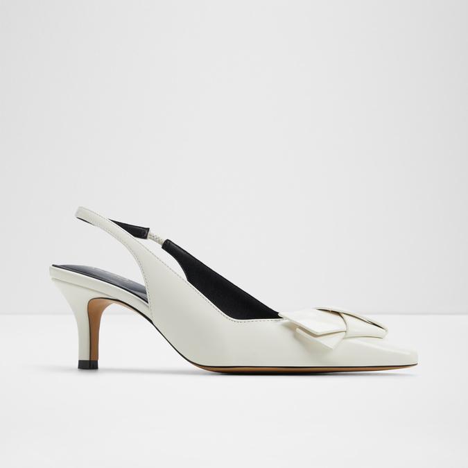 Blaine-In Women's White Pumps image number 4