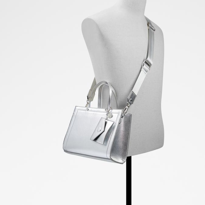 Sincerely Women's Silver Satchel image number 3