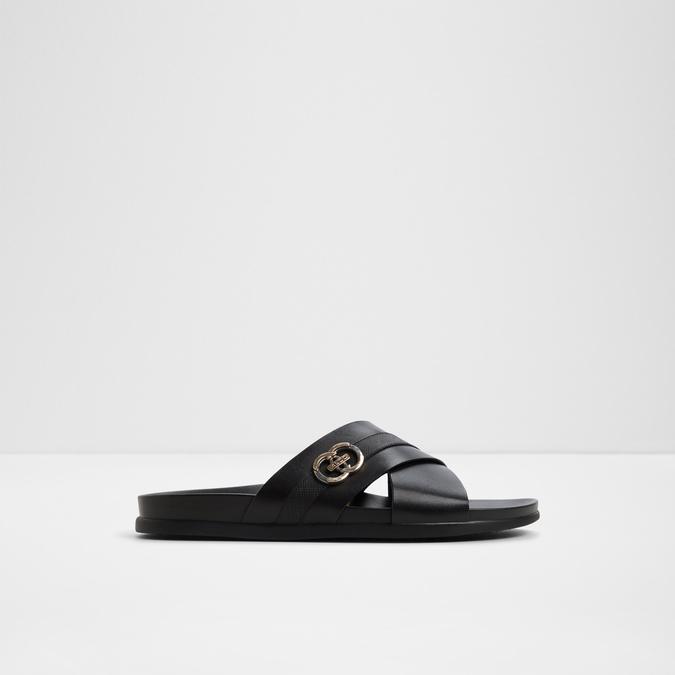 Delmar-In Men's Black Strap Sandals