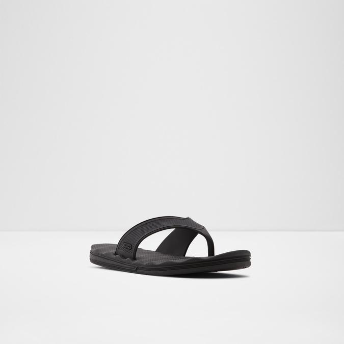 Haciendo Men's Black Thong Sandals image number 4