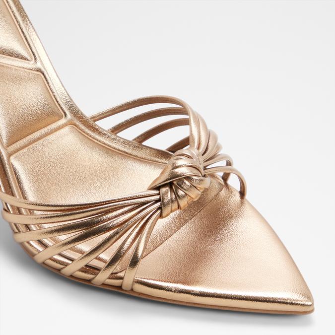 MORALIE-B GOLD Women Dress Sandals image number 4