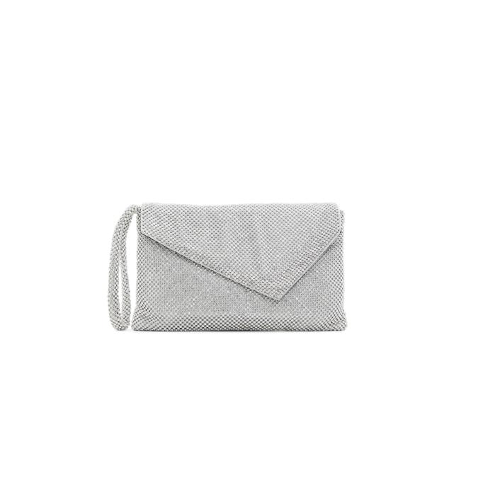 Abaudda Women's Silver Clutch