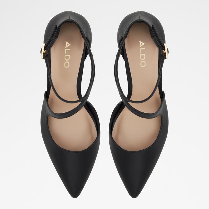 Annodar Women's Black Block Heel