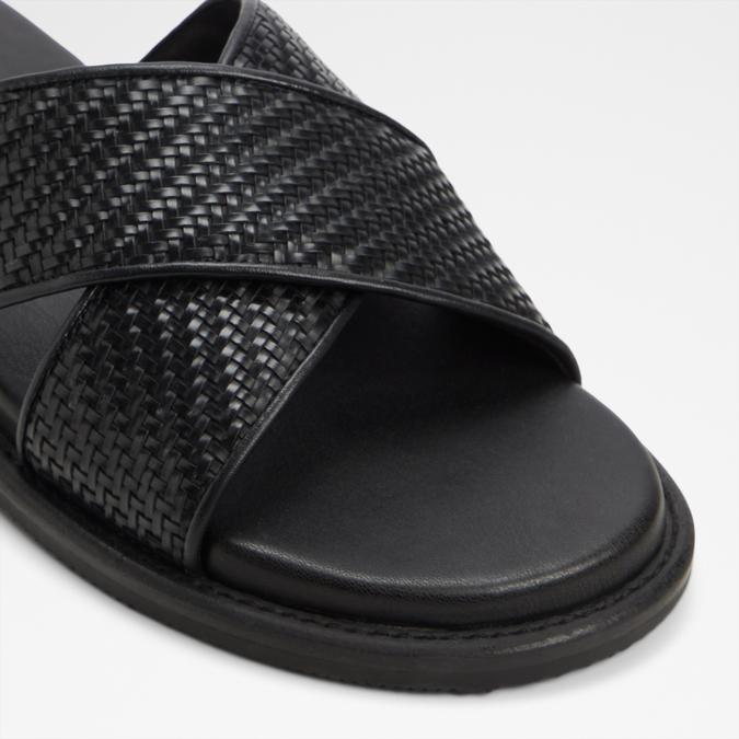 Tarika-In Men's Black Strap Sandals image number 5