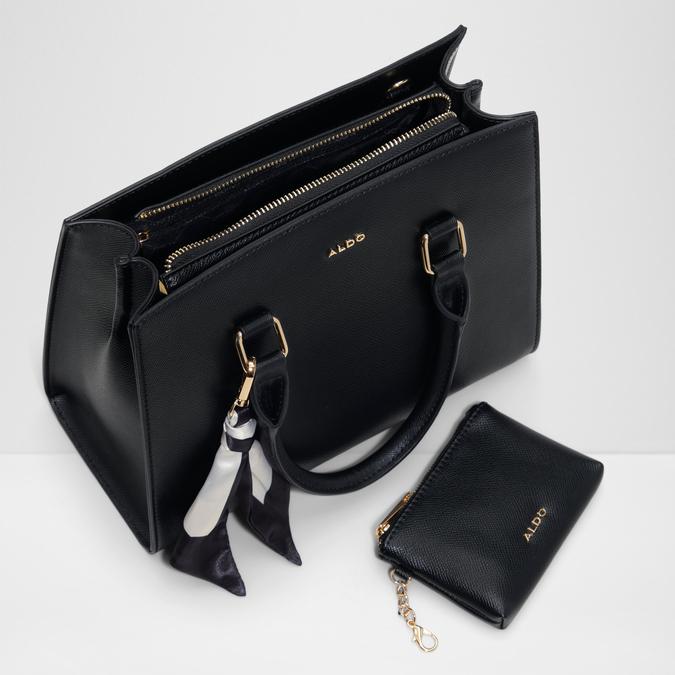 LEMNOS Black Women Satchel image number 3