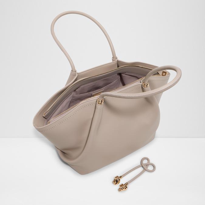 BRAELYNEX Taupe Women Tote image number 2