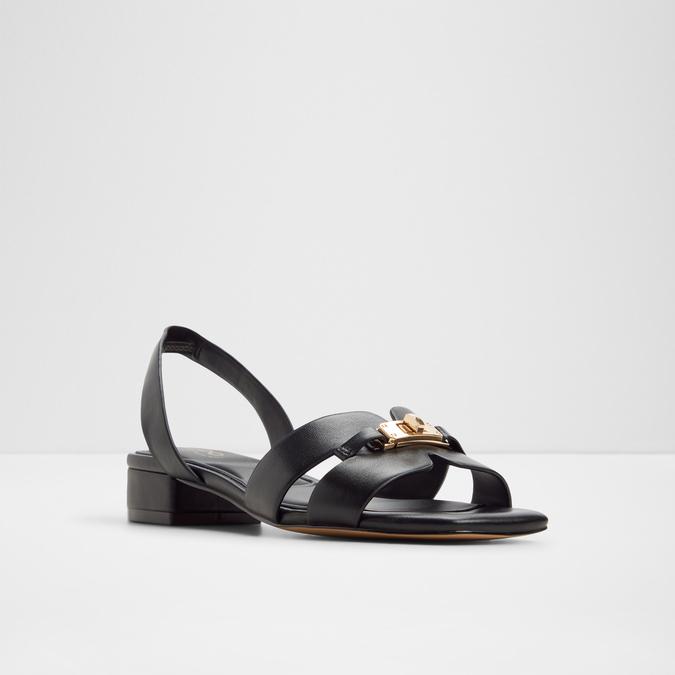 JAVAMINA-IN BLACK Women Block Heel Sandals image number 3