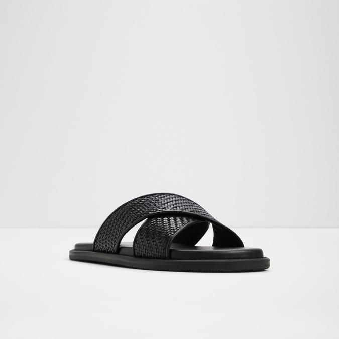 Tarika-In Men's Black Strap Sandals image number 4