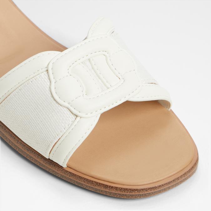 Liaudina-In Women's White Flat Sandals image number 5