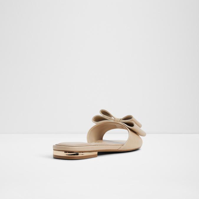 Eloquent-In Women's Beige Flat Sandals image number 2