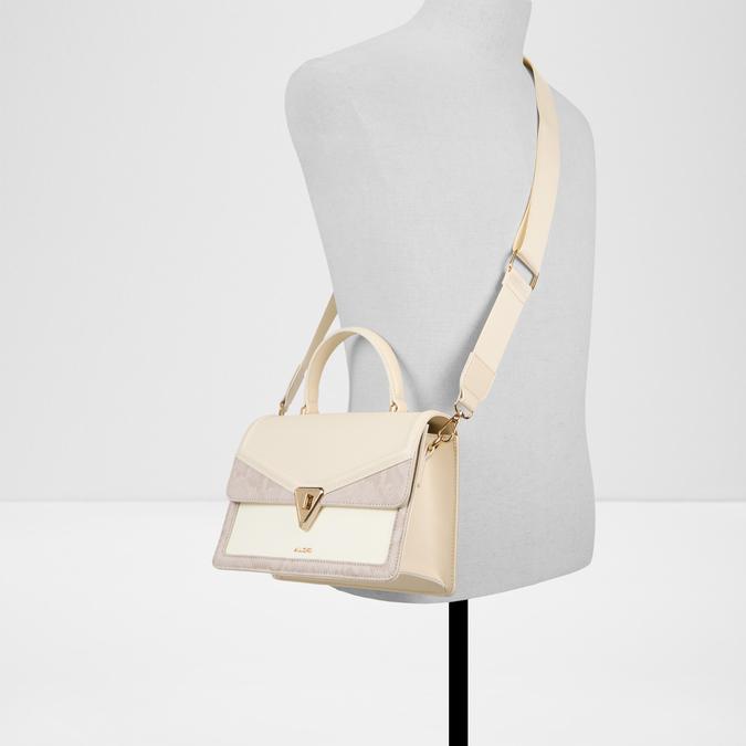 ORANGESPINE Beige Women Top Handle image number 3