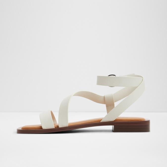 Grugar-In Women's White Flat Sandals image number 3