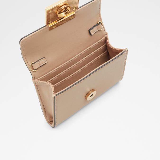 Meratha Women's Beige Wallet On A Chain image number 2