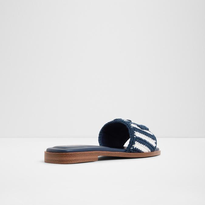 Sabbia-In Women's Blue Flat Sandals image number 3