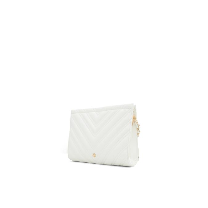 Flarre Women's White Clutch