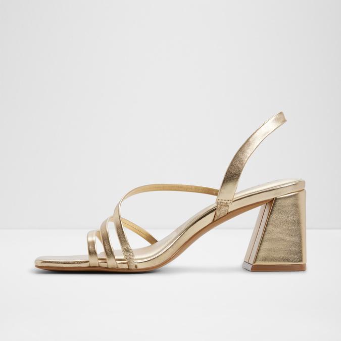 ATLANTICUSM-IN GOLD Women Block Heel Sandals image number 2