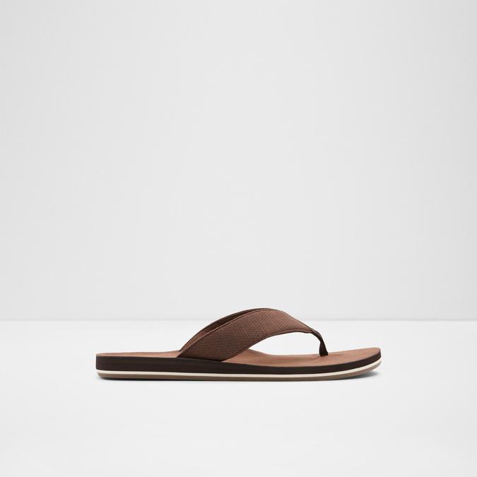 Weallere Men's Dark Brown Thong Sandals