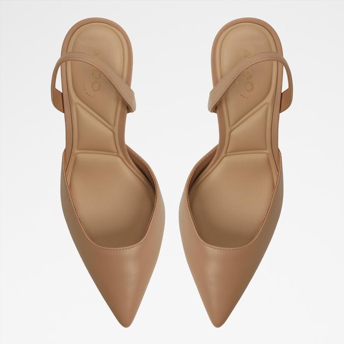 Olaeldan-In Women's Brown Block Heel Shoes