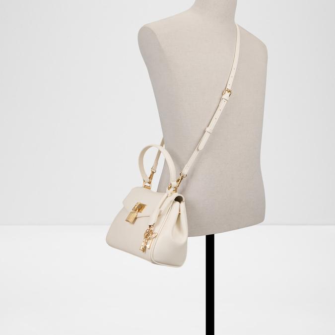 HEARTKEEPERMID Open White Women Satchel image number 3