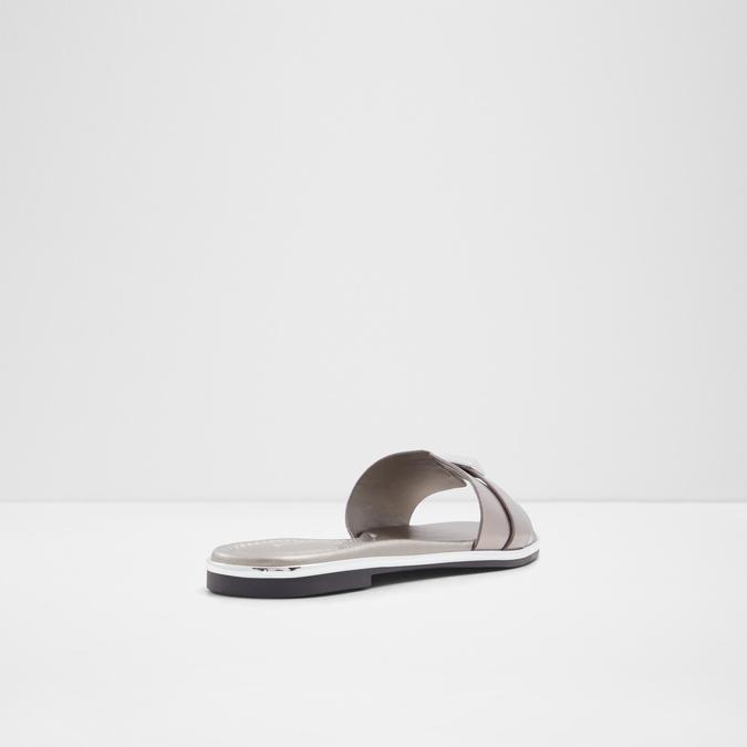 Darine Women's Grey Flat Sandals image number 2