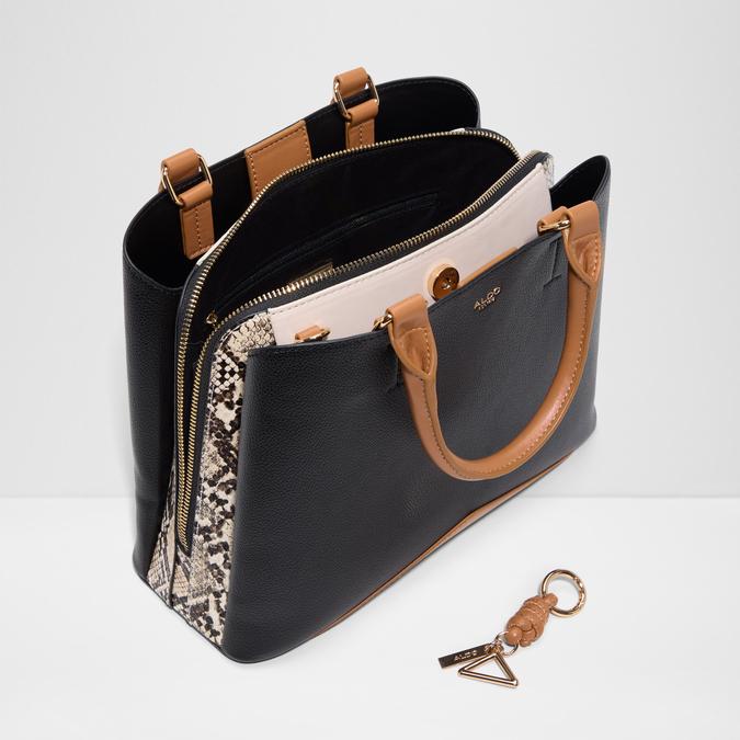 LEGORIETTA Black Combo Women Satchel image number 2
