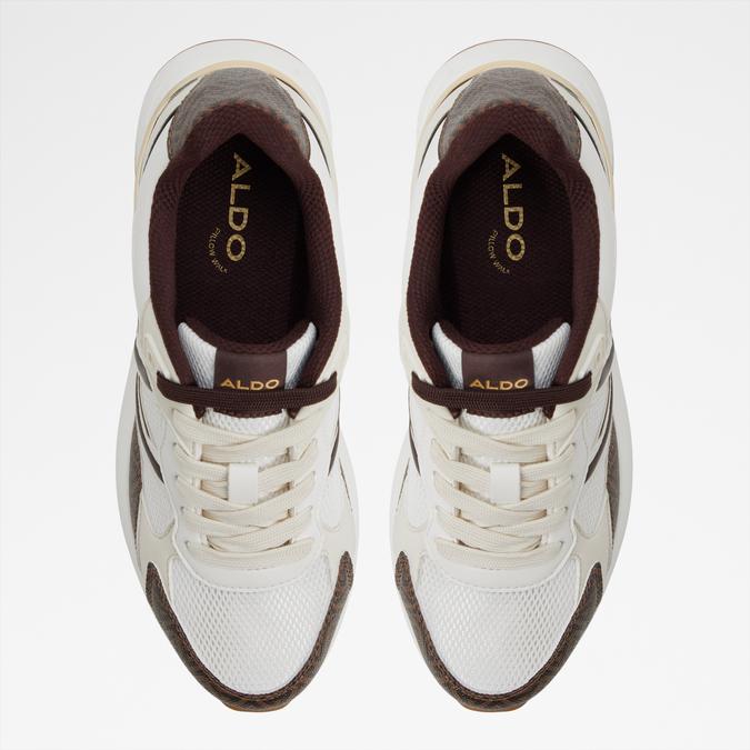 Astrayaa-In Women's Brown Sneaker Wedges