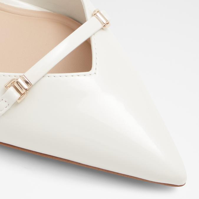 Nailah-In Women's White Pumps image number 5