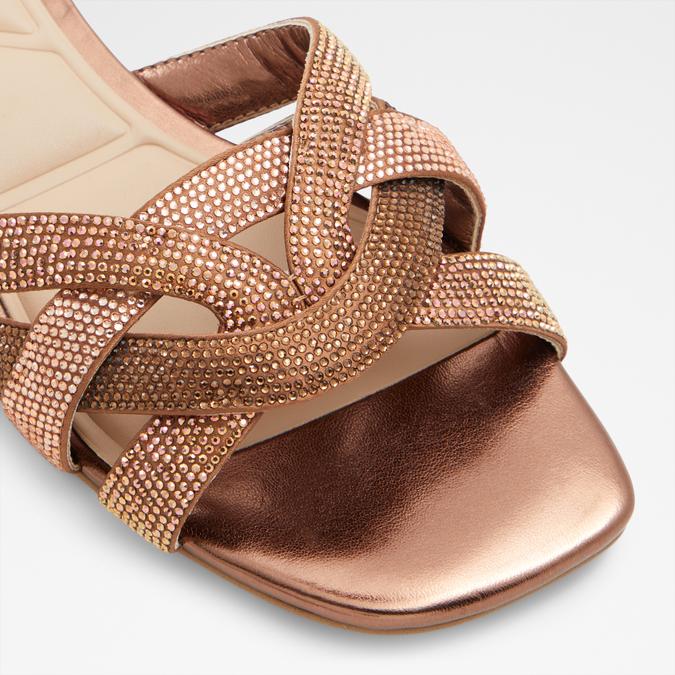 Corally Women's Bronze Flat Sandals image number 5