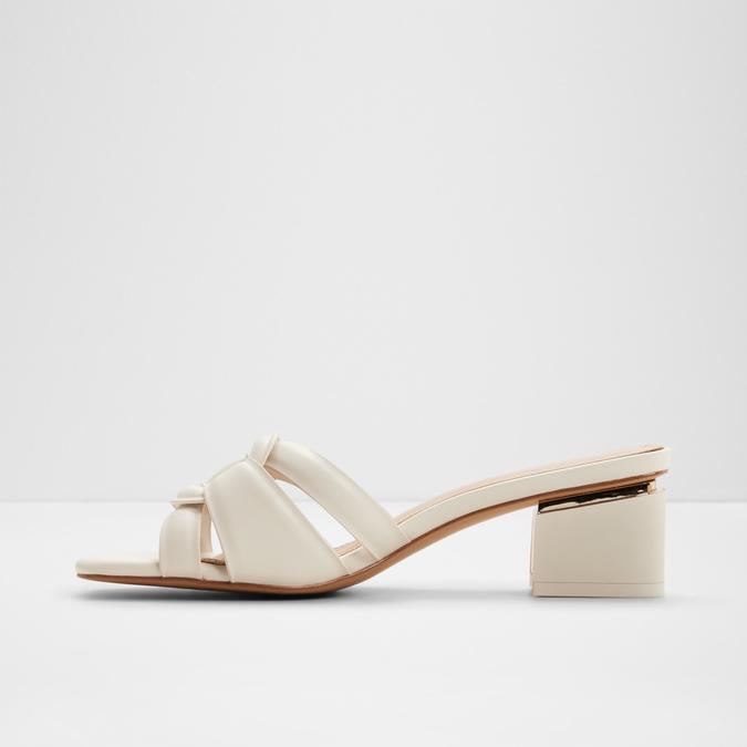 NAJLA-IN WHITE/BONE Women Block Heel Sandals image number 2
