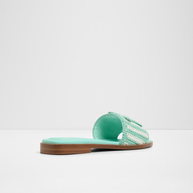 Sabbia-In Women's Green Flat Sandals image number 2